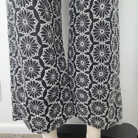 Bardot Twist Black White Floral Strapless Wide Leg Jumpsuit – Size 4 (XS) NWT - Picture 10 of 16